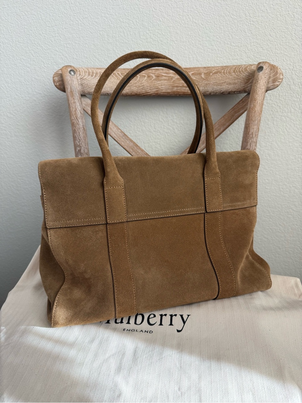 Mulberry suede bayswater bag - Picture 8 of 12
